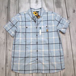 NEW Carhartt Rugged Flex Relaxed-Fit Lightweight Short-Sleeve Shirt for Men